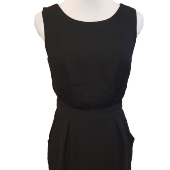 Black Jumpsuit with Eyelash Lace Detail (S) - Picture 1 of 5